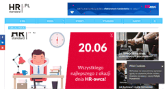 Desktop Screenshot of hrstandard.pl