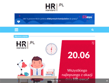 Tablet Screenshot of hrstandard.pl
